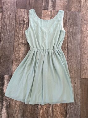 Alythea Mint Chiffon Dress Top